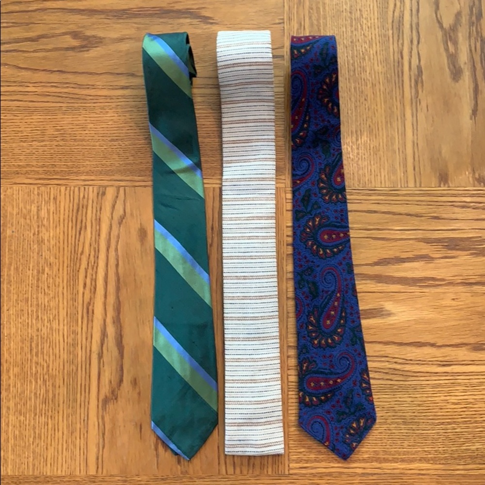 Bundle of 3 Vintage Ties